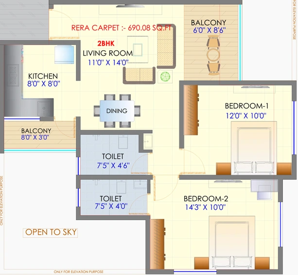 2 BHK Flat in Deshpande Vallabh in Senapati Bapat Road, Pune - Image 620652