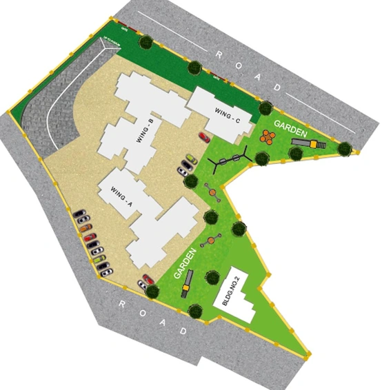 Master Plan of Abhigna Avirahi Heights in Malad West, Mumbai - Image 79373