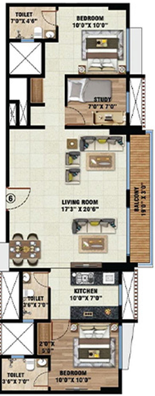 2 BHK Flat in Dream Aspire in Andheri West, Mumbai - Image 626260