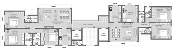 Floor Plan of Samyakth Bliss in Khar West, Mumbai - Image 79503