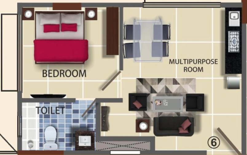 1 RK Flat in Savannah Avalon in Andheri East, Mumbai - Image 621443