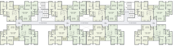 Floor Plan of Vishnu Green in Phursungi, Pune - Image 79649