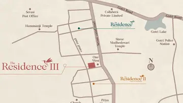 Location of Courtyard The Residence 3 - Image 79965