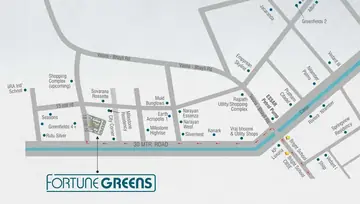 Location of Fortune Greens - Image 79944