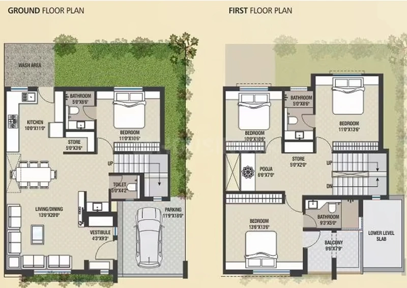 4 BHK House/Villa in Taksh Aura Phase 1 in Waghodia Road, Vadodara - Image 731039