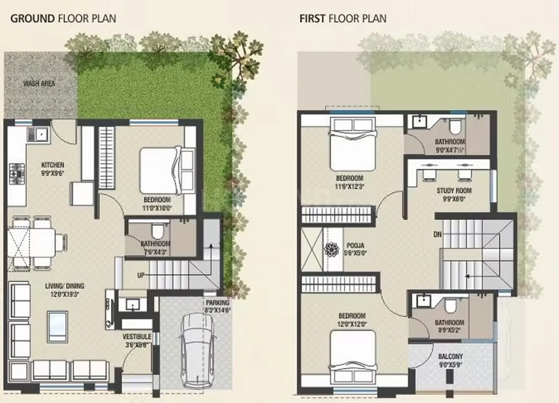 3 BHK House/Villa in Taksh Aura Phase 1 in Waghodia Road, Vadodara - Image 731037