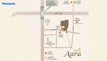 Location of Taksh Aura Phase 1 - Image 110207