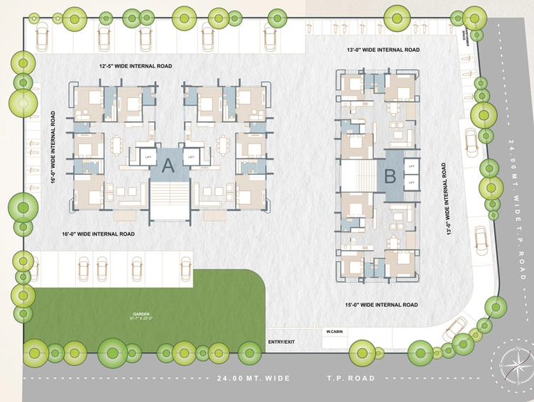 Master Plan of Shivam The Iconic in Pal, Surat - Image 80006