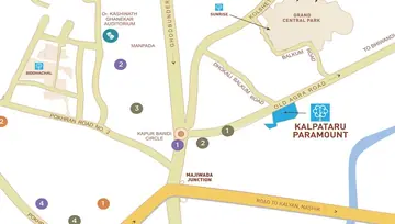 Location of Kalpataru Paramount - Image 57819