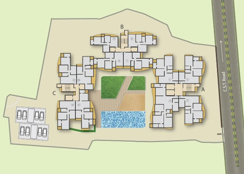 Master Plan of Kabra Centroid in Santacruz East, Mumbai - Image 80989