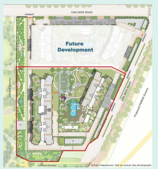Master Plan of Godrej Meadows 1 in Mahalunge, Pune - Image 13750