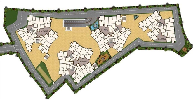 Master Plan of Bajaj Emerald in Andheri East, Mumbai - Image 81086