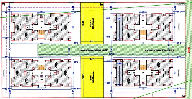 Master Plan of Shreeji Sky City Luxuria in Bhimrad, Surat - Image 81320