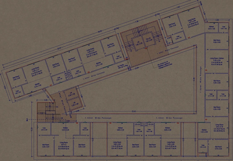 Floor Plan of Sartha Altarius in Dumas Road, Surat - Image 80587