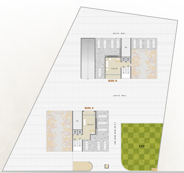Master Plan of Ravani Green Serene in Magdalla, Surat - Image 80595