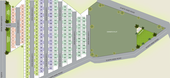 Master Plan of Akshar Vihar in Tarsali, Vadodara - Image 85479