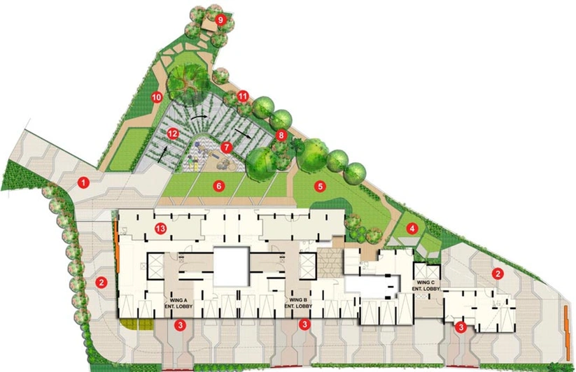 Master Plan of Kalpataru Primus Residences in Santacruz East, Mumbai - Image 80956
