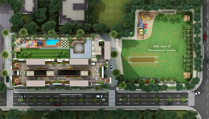 Master Plan of Paradigm Ananda Residency in Borivali West, Mumbai - Image 80616