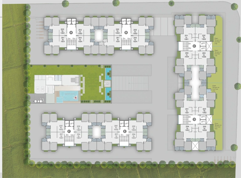 Master Plan of Brookfieldz Ishawasyam in Kareli Baug, Vadodara - Image 80635