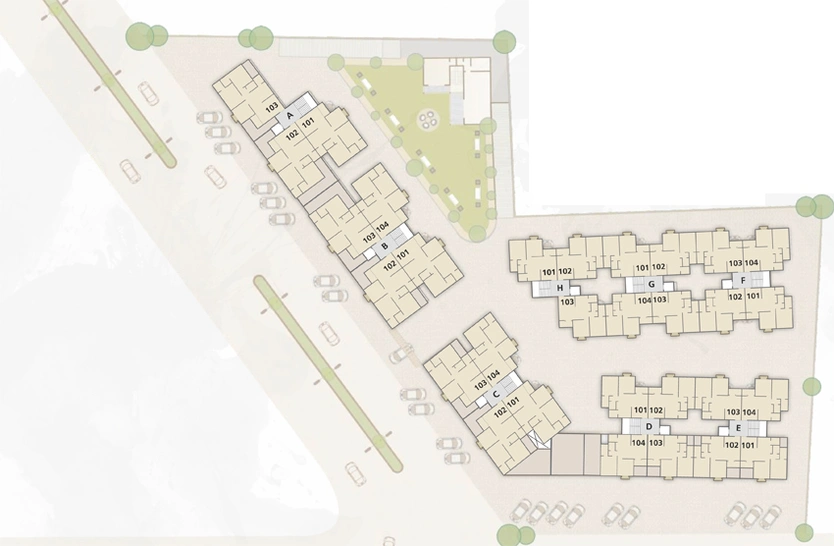 Master Plan of Aarya Elite in Atladara, Vadodara - Image 81284