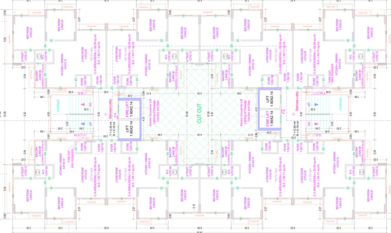 Floor Plan of Space Nature Valley in Khadsad, Surat - Image 80661