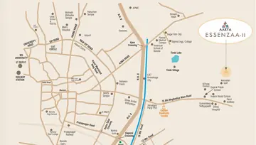 Location of Aarya Essenzaa 2 - Image 103591