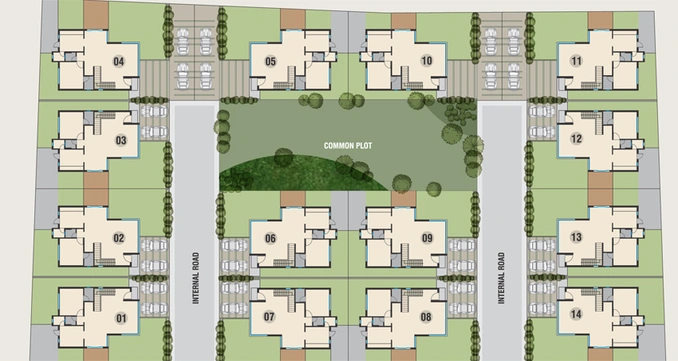 Master Plan of Vaibhav Diamond in Sevasi, Vadodara - Image 81265