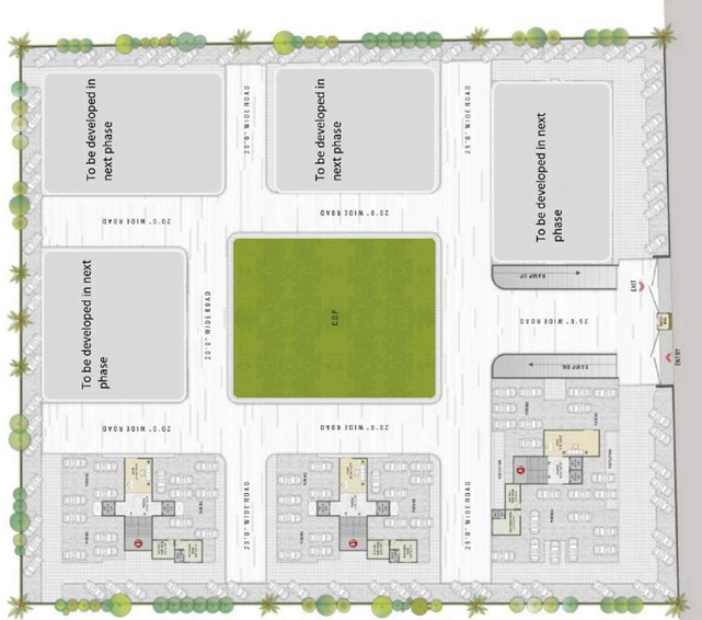Master Plan of Shree Madhav Hills in Godadara, Surat - Image 80745