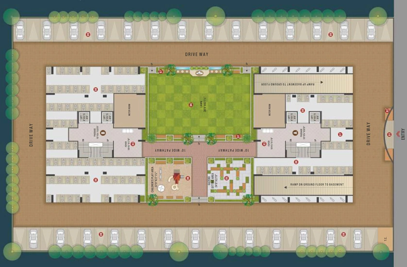 Master Plan of Satyam Skybell in Singanpor, Surat - Image 81303
