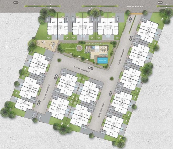 Master Plan of Aashirwad Divine Green in Harni, Vadodara - Image 81252