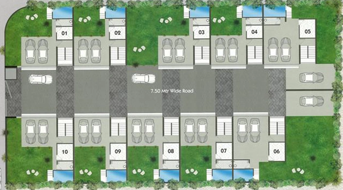 Master Plan of Home The Hamptons in New Alkapuri, Vadodara - Image 84689