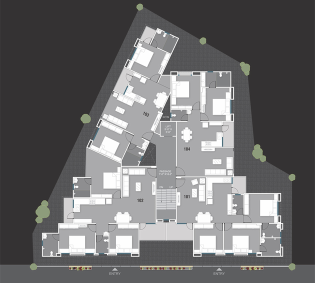 Master Plan of Ohm Aries Upscale in Alkapuri, Vadodara - Image 81244