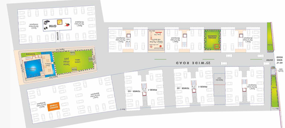 Master Plan of Othello Valencia Emeritus in Vadsar Road, Vadodara - Image 81238