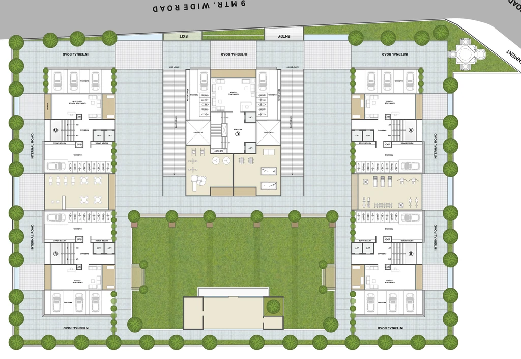 Master Plan of Pramukh Revanta in Vesu, Surat - Image 80787
