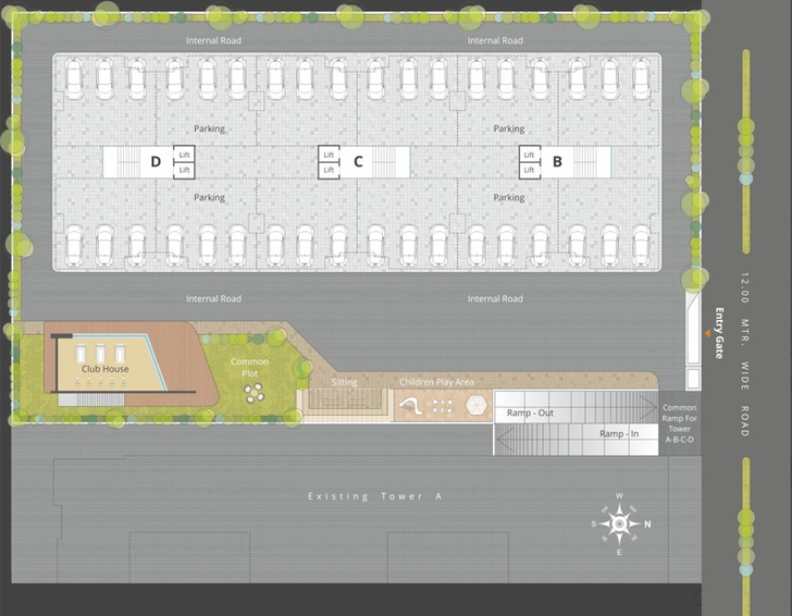 Master Plan of VR Imperia in Waghodia Road, Vadodara - Image 103608