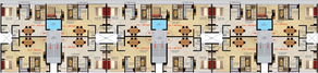 Floor Plan of Alfa AM Residency in Mazgaon, Mumbai - Image 80862