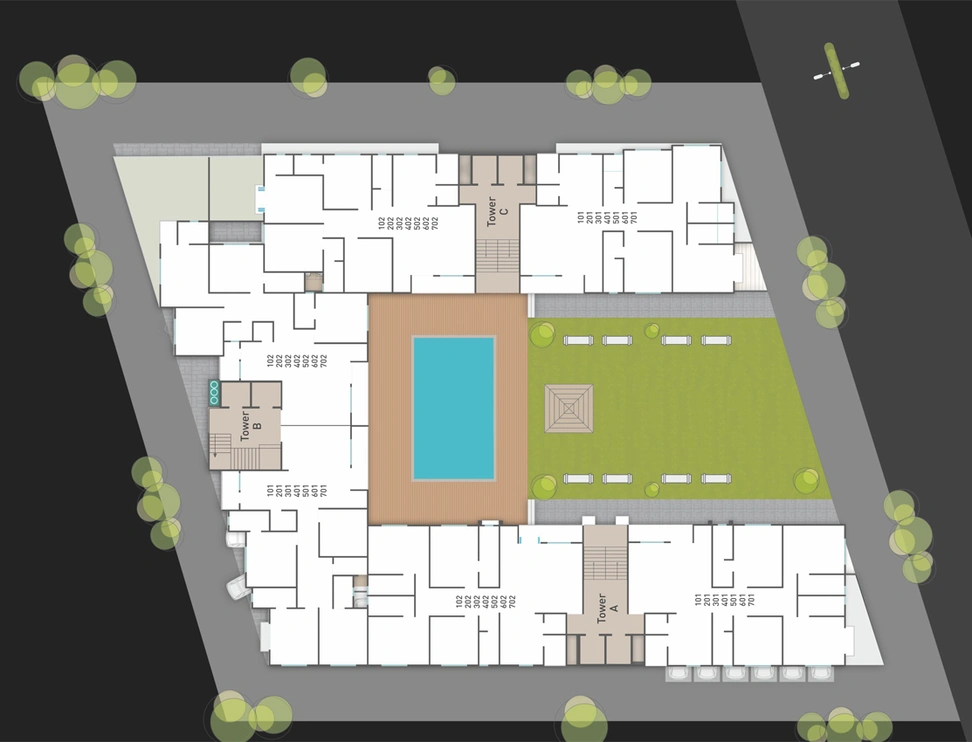 Master Plan of Ratnam Luxuria in Harni, Vadodara - Image 81941