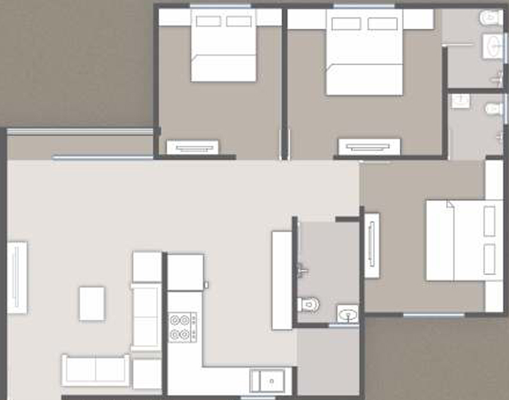 2.5 BHK Flat in Ratnam Phonix Resicom in Waghodia Road, Vadodara - Image 698836