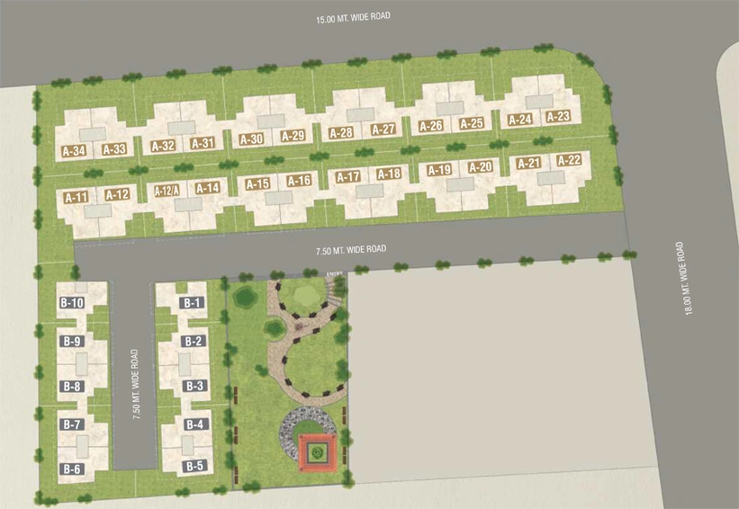 Master Plan of Shreeji Sthapatya Shreem in Sevasi, Vadodara - Image 81464