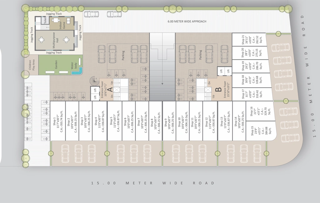 Master Plan of VR Luxuria in Bhayli Road, Vadodara - Image 81502