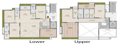 4 BHK Penthouse in Aston Homes in Palanpur, Surat - Image 627460
