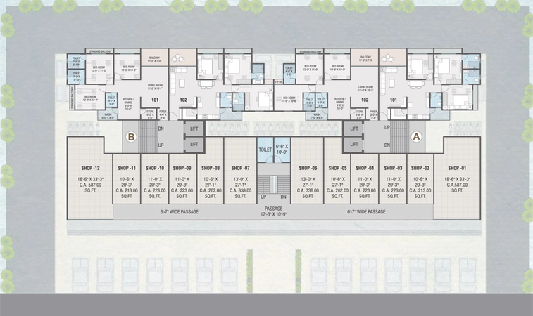 Master Plan of VR Vivanta in Ajwa Road, Vadodara - Image 102820