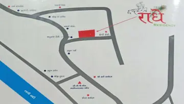 Location of RJ Radhe Residency - Image 81527