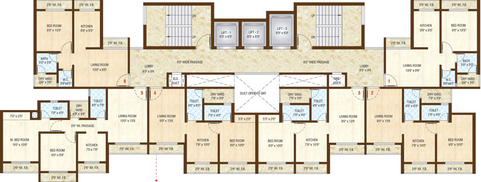 Floor Plan of Nexus Park in Diva, Thane - Image 89