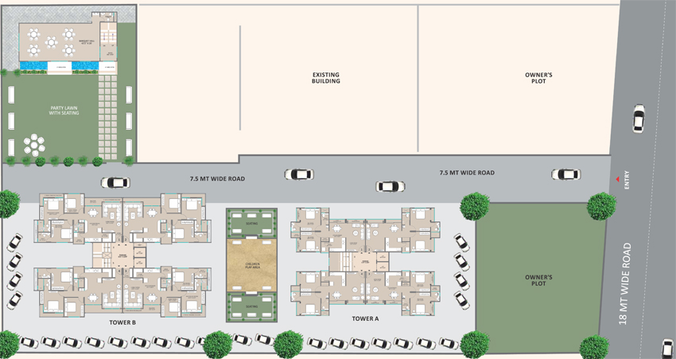 Master Plan of Raamah Elina in Gotri, Vadodara - Image 82021
