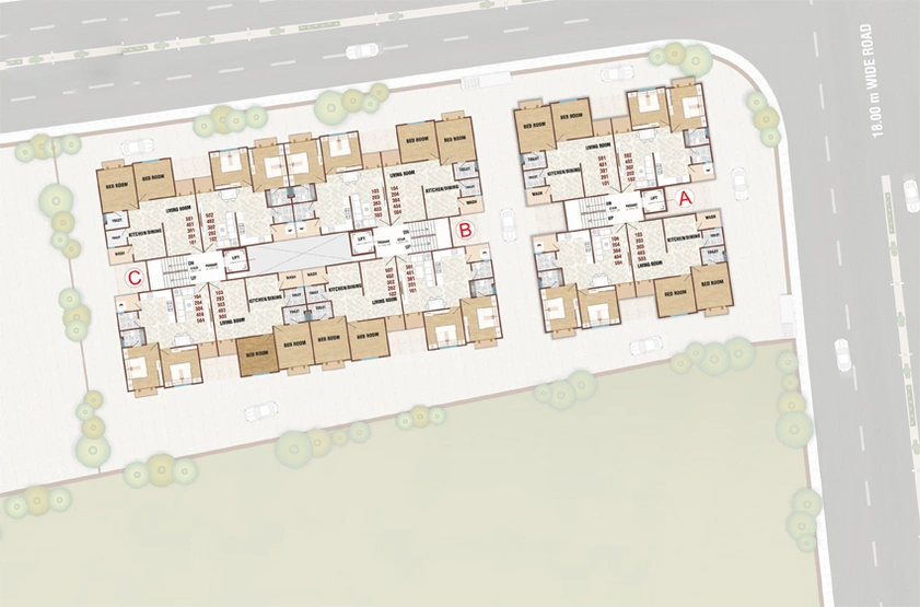 Master Plan of SP Shree Siddeshwar Hari Darshan in Chhani, Vadodara - Image 81599