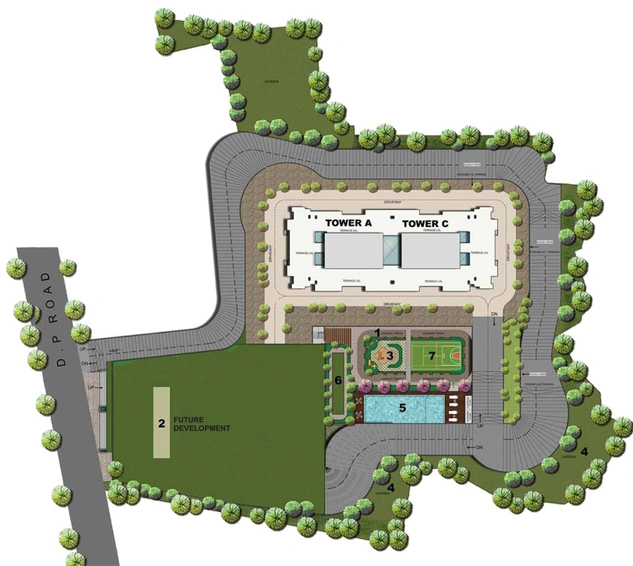 Master Plan of Omkar Ananta in Goregaon East, Mumbai - Image 82517