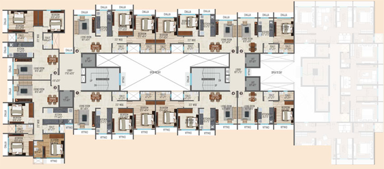 Floor Plan of Ipsit Anand Mangal in Borivali West, Mumbai - Image 82508