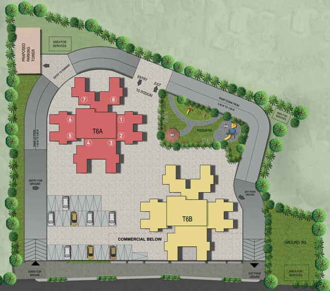 Master Plan of Puraniks Unicorn in Ghodbunder Road, Thane - Image 122111