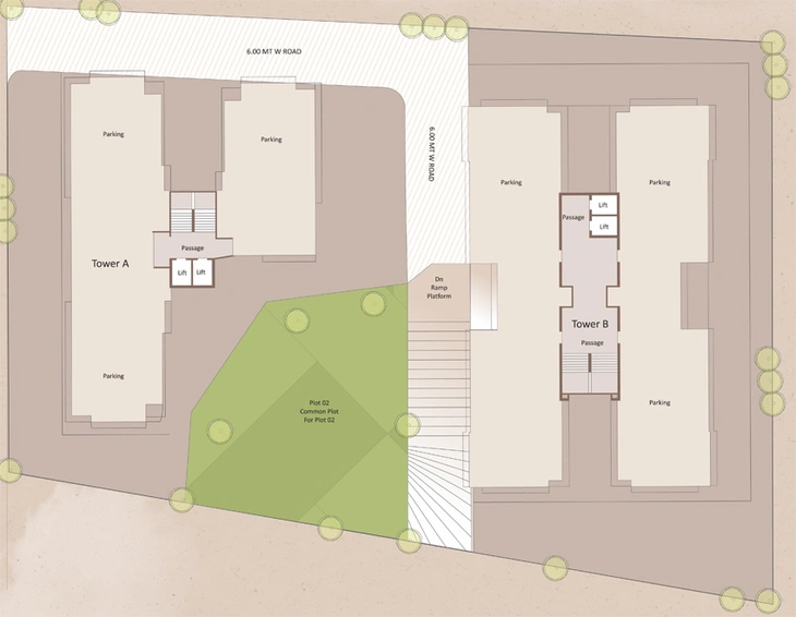 Master Plan of Orchid Luxuria in Sama Savli Road, Vadodara - Image 84545